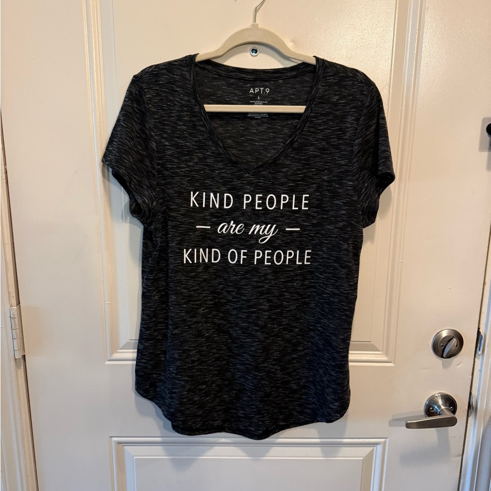 Apt. 9 Charcoal Graphic Women's Tee